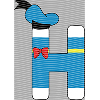 Cartoon letters-CL 167